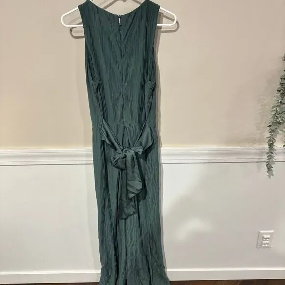 Anthropologie Marina Plisse Sleeveless Jumpsuit - Picture 6 of 10